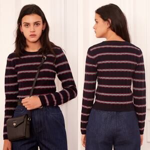 The Fifth Navy & Red Label Gravitation Striped Long Sleeve Sweater